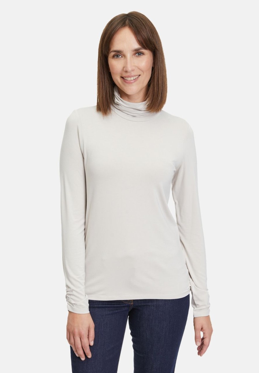 Basics | Betty Barclay Rollkragenshirt Langarm