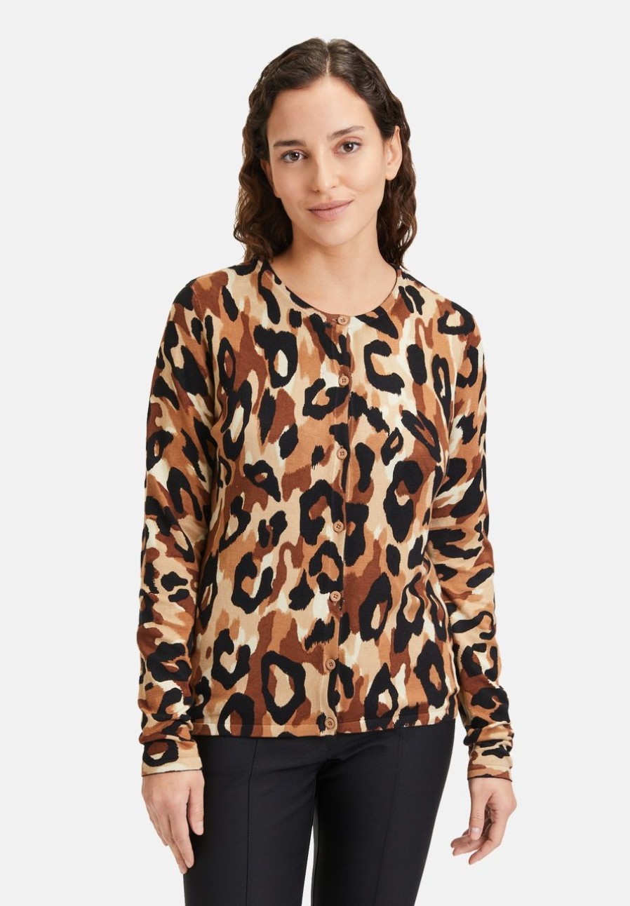 Strick | Betty Barclay Feinstrickjacke Mit Print