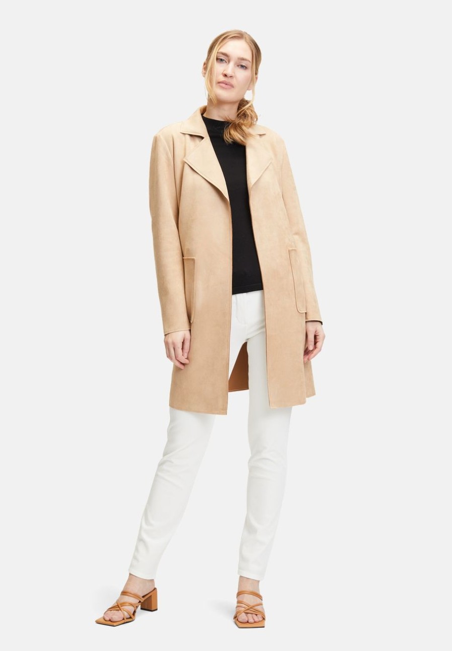 Jacken | Betty Barclay Longjacke Mit Gurtel