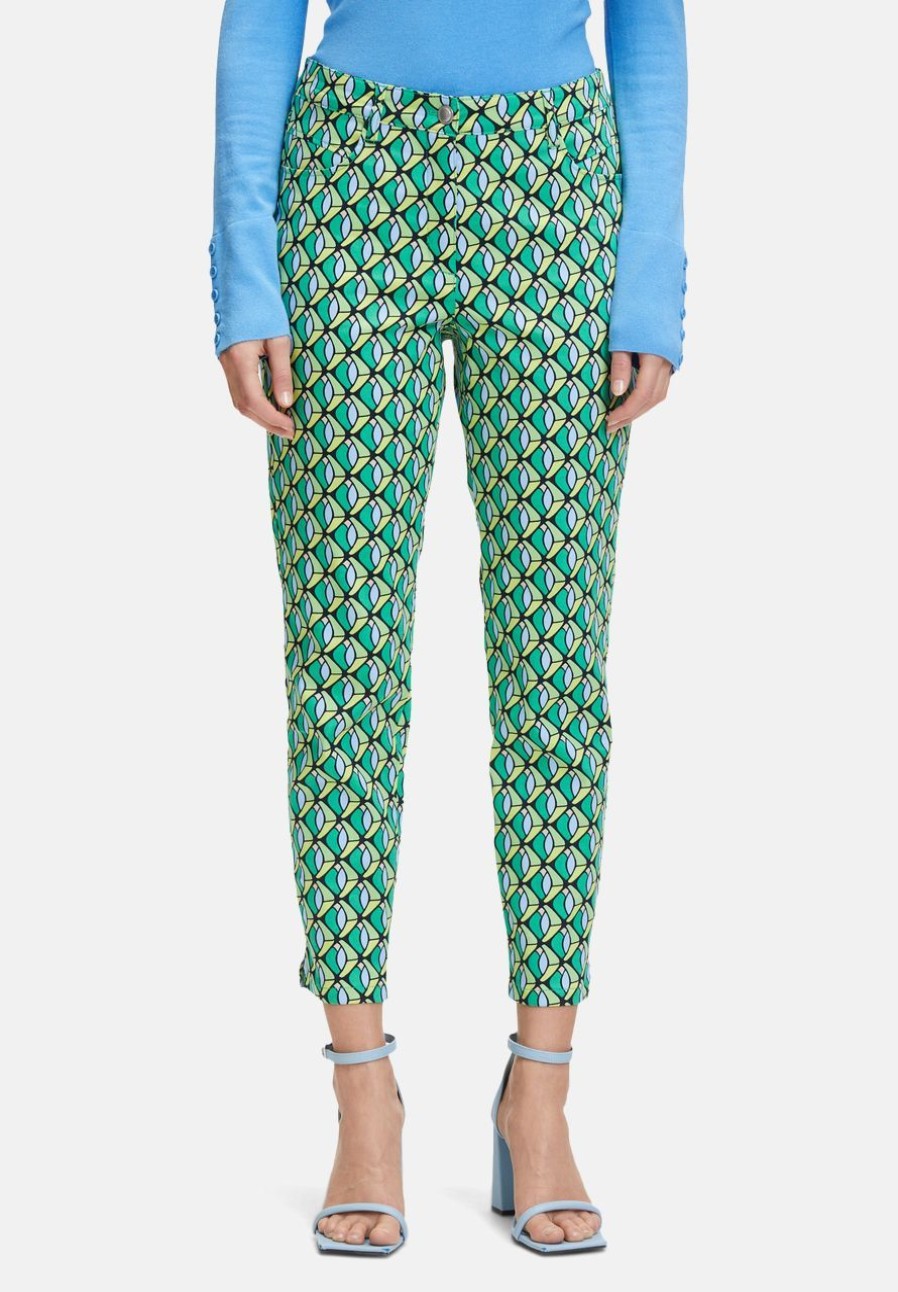 Business Kleidung | Betty Barclay Sommerhose Mit Print