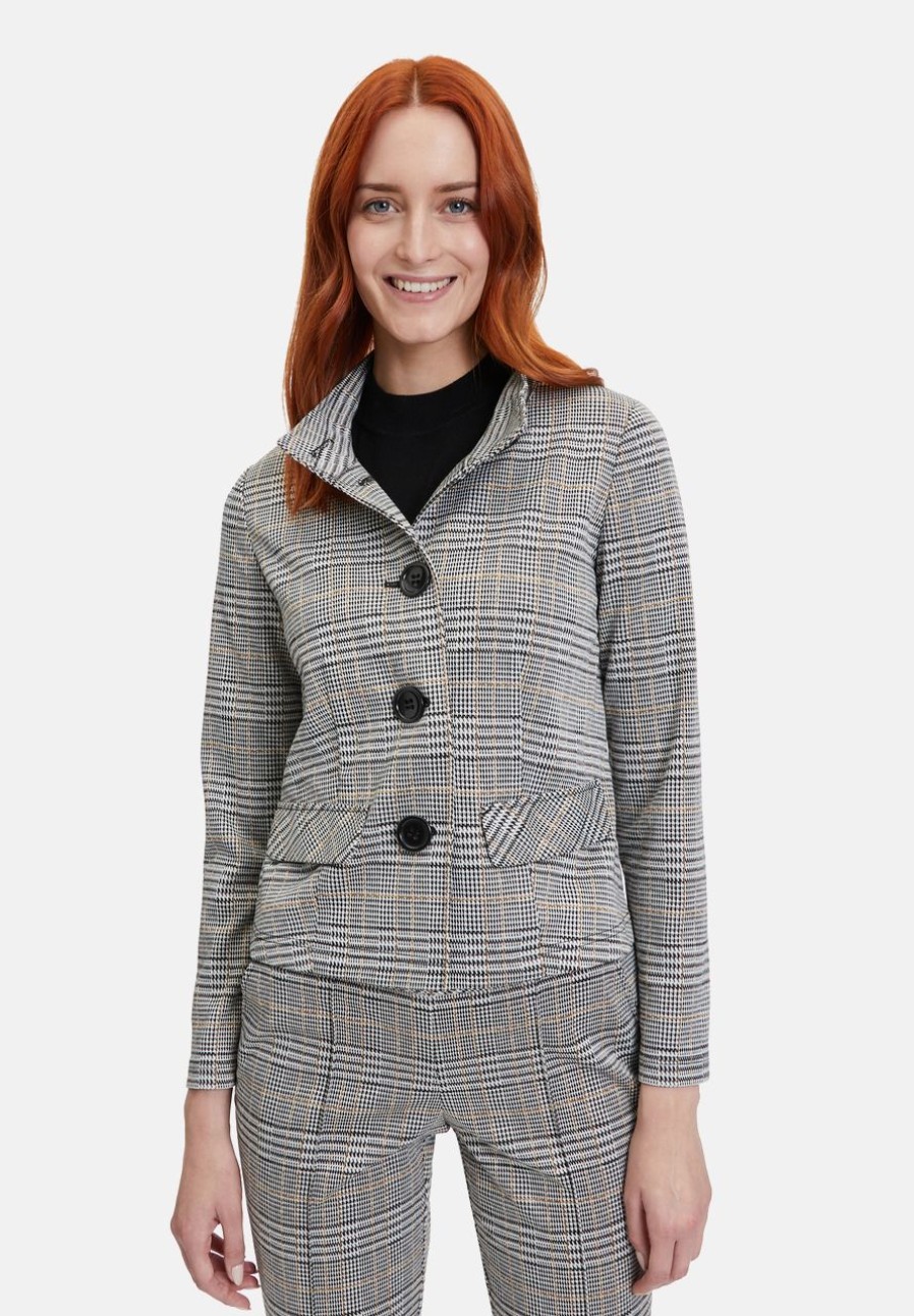 Business Kleidung | Betty Barclay Blazer-Jacke Mit Stehkragen