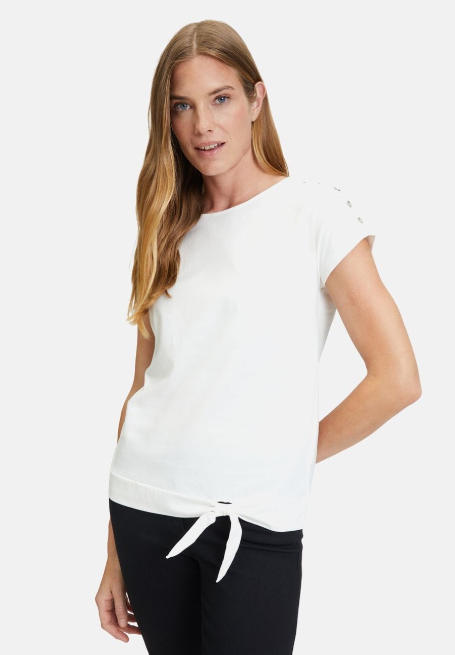 Shirts | Betty Barclay Basic Shirt Mit Schleifenknoten