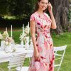 Festliche Mode | Betty Barclay Sommerkleid Mit Raffung