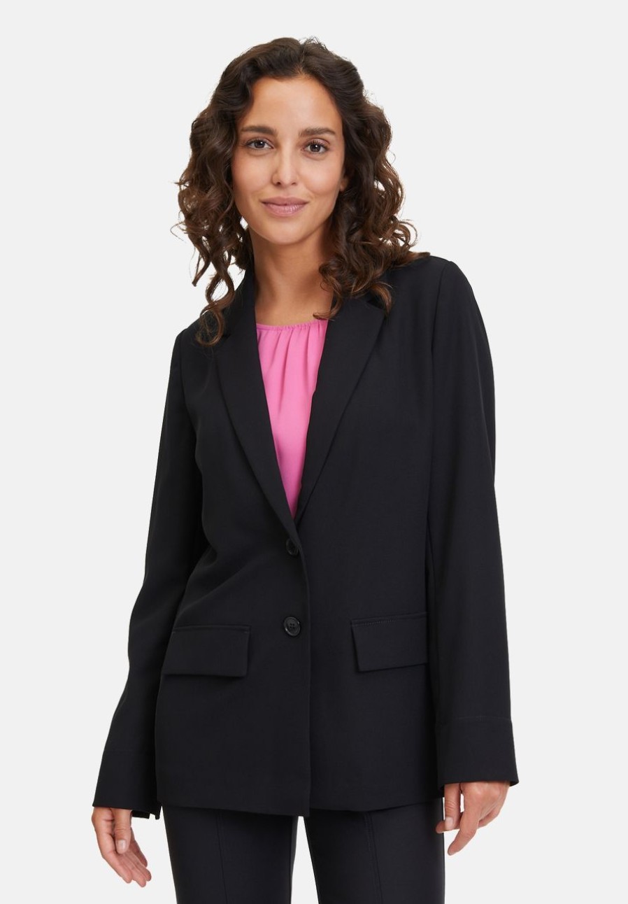 Blazer | Betty Barclay Longblazer Mit Reverskragen