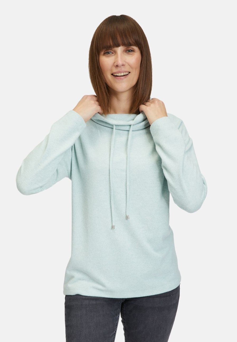 Sweatshirts & Hoodies | Betty Barclay Rollkragenshirt Mit Tunnelzug