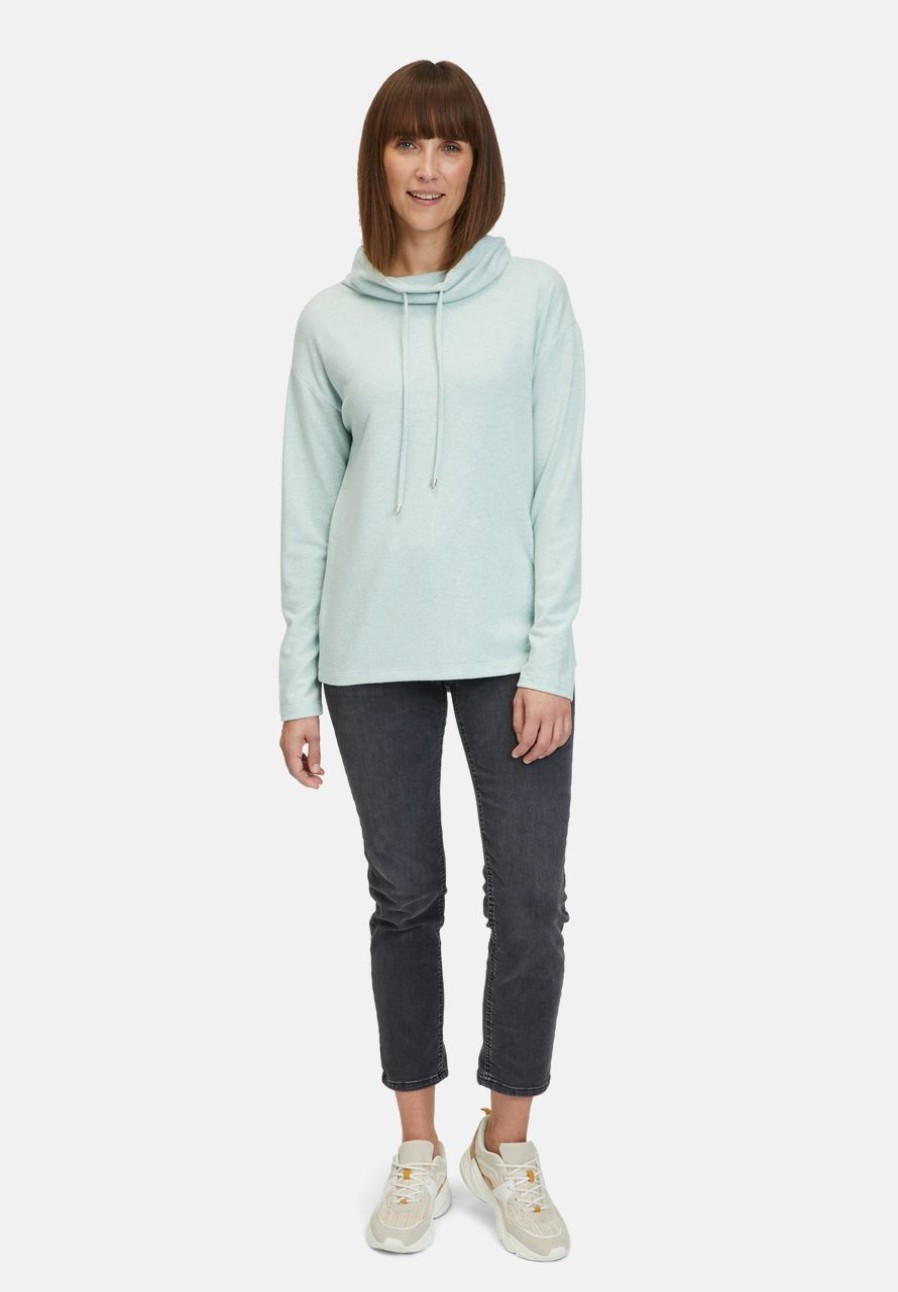 Sweatshirts & Hoodies | Betty Barclay Rollkragenshirt Mit Tunnelzug