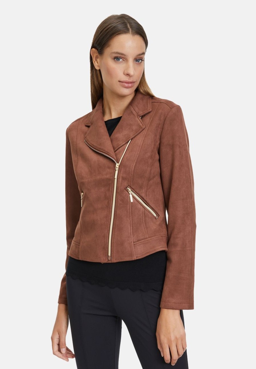 Jacken | Betty Barclay Bikerjacke Mit Reisverschluss