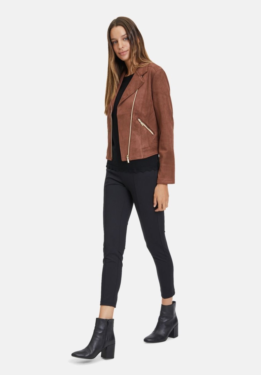 Jacken | Betty Barclay Bikerjacke Mit Reisverschluss