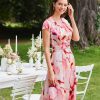 Festliche Mode | Betty Barclay Sommerkleid Mit Raffung