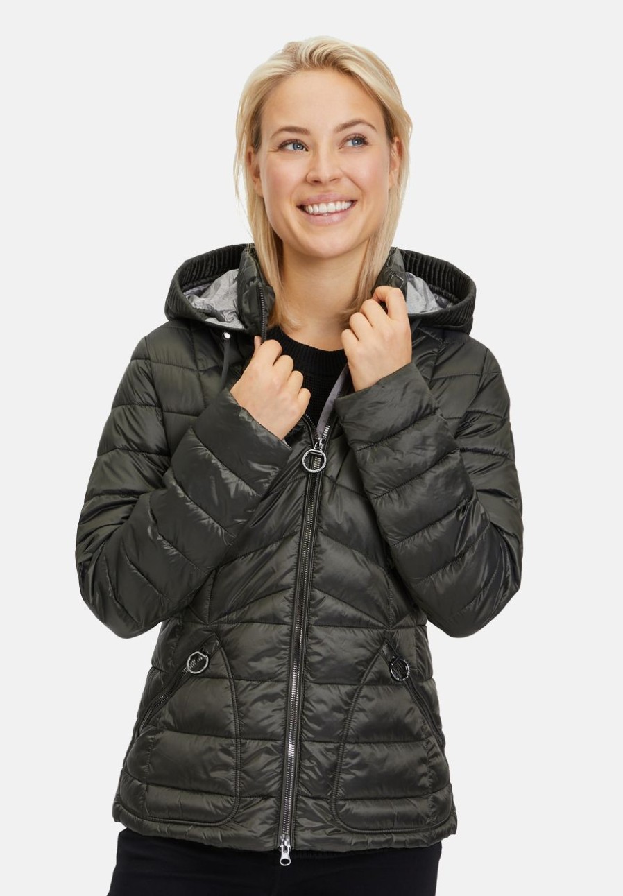 Jacken | Betty Barclay Steppjacke Mit Abnehmbarer Kapuze