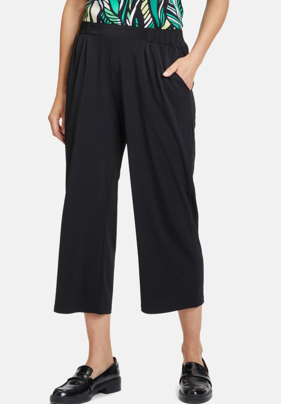 Hosen | Betty Barclay Culotte Mit Bundfalten