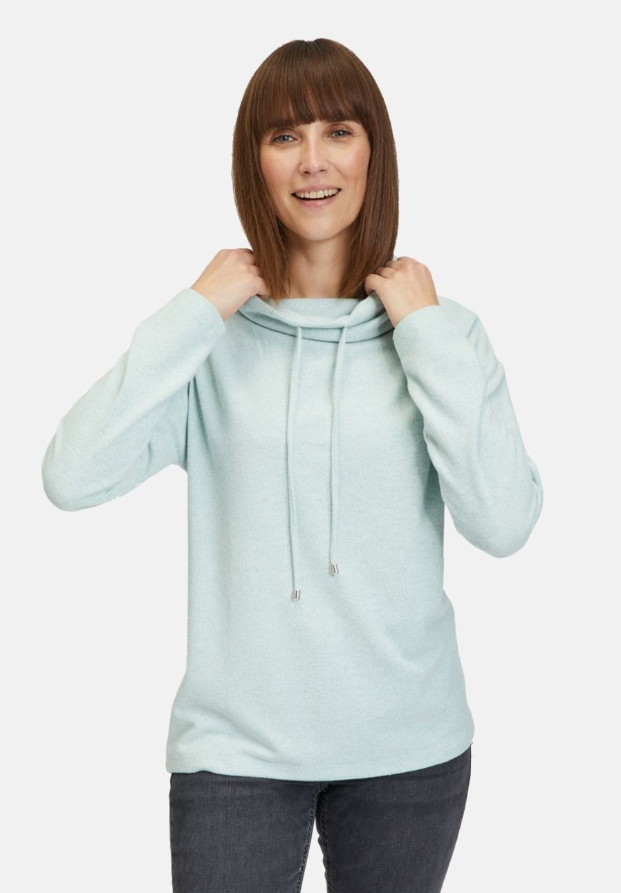 Sweatshirts & Hoodies | Betty Barclay Rollkragenshirt Mit Tunnelzug