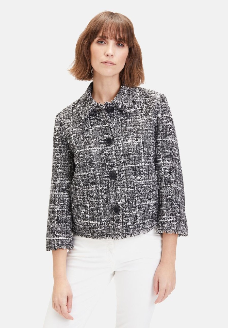 Business Kleidung | Betty Barclay Casual-Blazer Mit Fransen