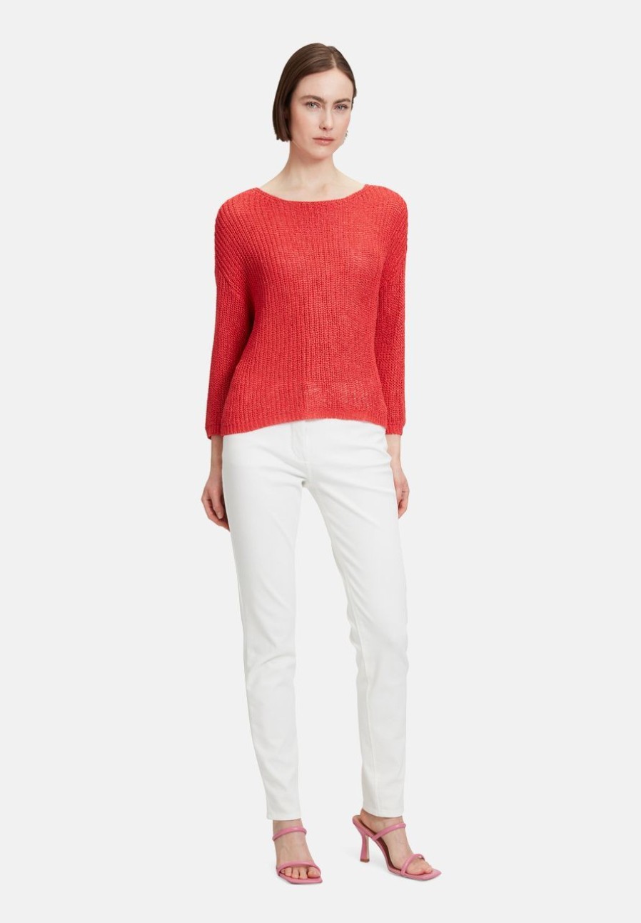 Basics | Betty Barclay Basic-Strickpullover Mit Rippenstruktur